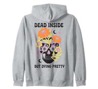 Dead Inside But Dying Pretty Halloween Boho Felpa con Cappuccio