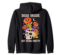Dead Inside But Dying Pretty Halloween Boho Felpa con Cappuccio