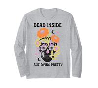 Dead Inside But Dying Pretty Halloween Boho Maglia a Manica