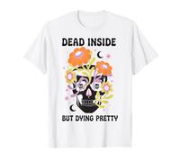 Dead Inside But Dying Pretty Halloween Boho Maglietta