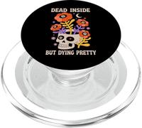 Dead Inside But Dying Pretty Halloween Boho PopSockets PopGrip per MagSafe