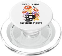 Dead Inside But Dying Pretty Halloween Boho PopSockets PopGrip per MagSafe