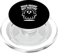 Dead Inside But Festive Ghost Halloween Introverso PopSockets PopGrip per MagSafe