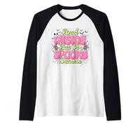 Dead Inside But It's Spooky Season Funny Halloween Skeleton Maglia con Maniche Raglan