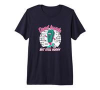 Dead Inside But Still Horny: Gothic Pastel Goth Alt Skeleton Maglietta Premium