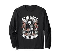 Dead Inside Funny Pottery Saying for Potters Maglia a Manica