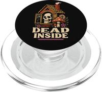 Dead Inside Gothic Cottagecore Skull Fungo Cabina PopSockets PopGrip per MagSafe