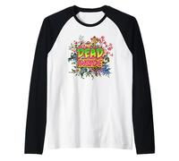 Dead Inside - Ironicamente Allegro Felice Bellissimi Fiori Maglia con Maniche Raglan