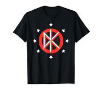 Dead Kennedys Classic Dk Logo with Stars Vintage Punk Band Maglietta