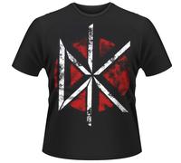 DEAD KENNEDYS - DISTRESSED DK LOGO BLACK T-Shirt Large