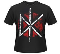 DEAD KENNEDYS - DISTRESSED DK LOGO BLACK T-Shirt XXX-Large