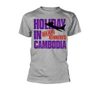 DEAD KENNEDYS - HOLIDAY IN CAMBODIA 2 GREY T-Shirt Medium