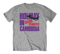 Dead Kennedys Holiday Plane Grey ufficiale Uomo maglietta unisex