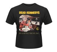 DEAD KENNEDYS - IN GOD WE TRUST BLACK T-Shirt Small