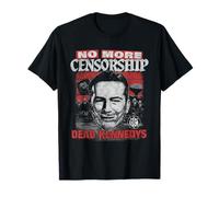 Dead Kennedys No More Censorship DIY Punk Collage Band Maglietta