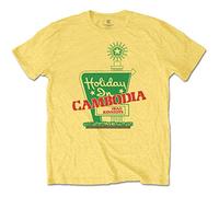 Dead Kennedys - T-Shirt # S Unisex Yellow # Holiday In Cambodia