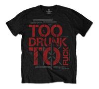 Rock Off Trade Maglietta Dead Kennedys Too Drunk autorizzata Unisex Grigia XL