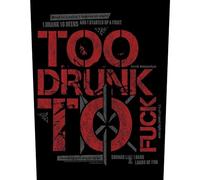 Dead Kennedys Too Drunk To Fuck Tasca a Toppa (Taglia Unica) (Nero, Rosso)