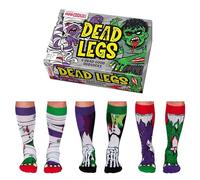 Dead Legs - Calze Zombie Oddsocks in 39-46, set da 6 pezzi, Multicolore, Taglia unica