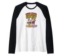 Dead Man's Cookout Divertente Zombie Grill Beach Chef Halloween Maglia con Maniche Raglan