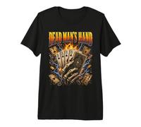 Dead Mans Hand Poker Assi E Otto Maglietta Premium