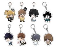 Dead Notes Chibi Figure Portachiavi Carino Figure Cosplay Catena Gioielli - Acryl, Multicolour, 8 Pezzi