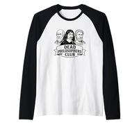 Dead Philosophers Club - Pensatori Classici Maglia con Maniche Raglan