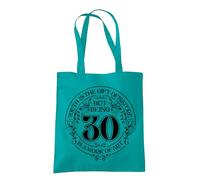 Dead Set Studio Borse regalo per 30° compleanno, in tela, idea per donne nate nel 1995, borsa termica per donna di 30 anni, Smeraldo, 10 L
