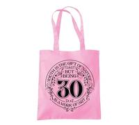 Dead Set Studio Borse regalo per 30° compleanno, in tela, idea per donne nate nel 1995, borsa termica per donna di 30 anni, Rosa classico, 10 L