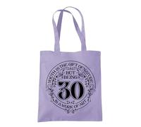 Dead Set Studio Borse regalo per 30° compleanno, in tela, idea per donne nate nel 1995, borsa termica per donna di 30 anni, Lavanda., 10 L