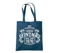 Dead Set Studio Regali per il 50° compleanno per donne, Borsa tote vintage per il 50° compleanno del 1974, Regalo per il 50° compleanno per lei, Borsa per la spesa in cotone riutilizzabile