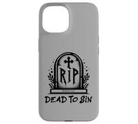 Dead to Sin - Romans 6:11 Christian Faith Graffiti Custodia per iPhone 15