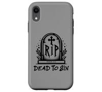 Dead to Sin - Romans 6:11 Christian Faith Graffiti Custodia per iPhone XR