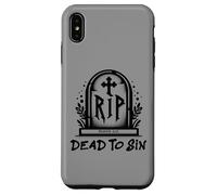 Dead to Sin - Romans 6:11 Christian Faith Graffiti Custodia per iPhone XS Max