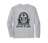 Dead to sin - Romans 6:11 Christian Faith Graffiti Maglia a Manica