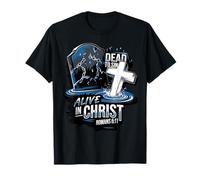 Dead to sin. Vivo in Cristo Romani 6:11 Maglietta