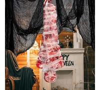 Dead Victims Body Bag Prop, Halloween Dead Vittim Puntelli Vittima, Spaventoso Gonfiabile Cadavere Finto in Borsa, per Notte Spaventosa Outdoor Halloween Puntelli Creepy Haunted House Decorazione