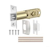 Deadlatch Bolt 2-3/4 pollici ad alta sicurezza serratura corpo per porta anteriore e porte di ingresso (dritto + D acciaio)