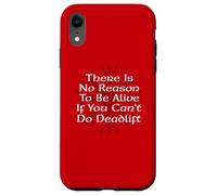 Deadlift per la vita Elmo dello Spavento Custodia per iPhone XR