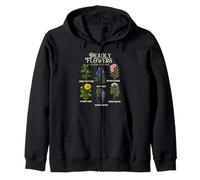 Deadly Flowers - Spettrale Halloween Piante Amante Giardinaggio Felpa con Cappuccio