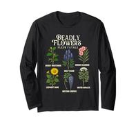 Deadly Flowers - Spettrale Halloween Piante Amante Giardinaggio Maglia a Manica