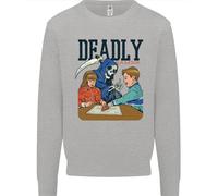 Deadly Games Ouija Board Per Bambini Grim Reaper Uomo Sweatshirt Jumper