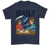 Deadly Games Tavola Ouija Per Bambini Maglietta Grim Reaper Uomo 100% Cotone