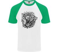 Deadly Portafoglio Chitarra Chitarrista Rock Metal Punk Uomo S/S Baseball
