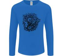 Deadly Tams Chitarra Chitarrista Rock Metal Punk Uomo Manica Lunga T-Shirt