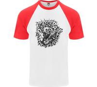 Deadly Tams Chitarra Chitarrista Rock Metal Punk Uomo S/S Maglietta Baseball