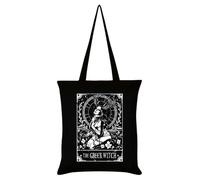 Deadly Tarot - The Green Witch Black Tote Bag
