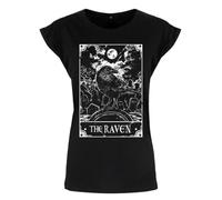 Deadly Tarot - The Raven Ladies Premium Black T-Shirt