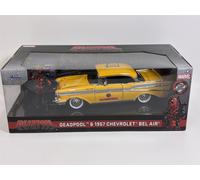 Deadpool 1957 Chevrolet Bel Air E Figura Dealpool 1:24 Jada 30290