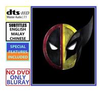 Deadpool 3 (2024) nuovo DVD inglese DTS-HDMI 5.1 tutte le regioni disco BLU RAY